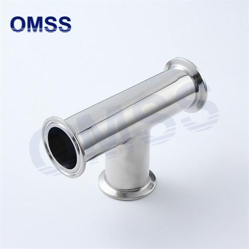 7MP Stainless Steel Sanitary Pipe Fittings Tri Clamp Equal Tee