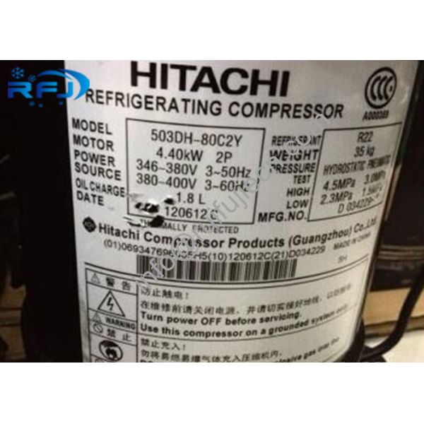 60Hz Hitachi Scroll Compressor 503DH-80B2