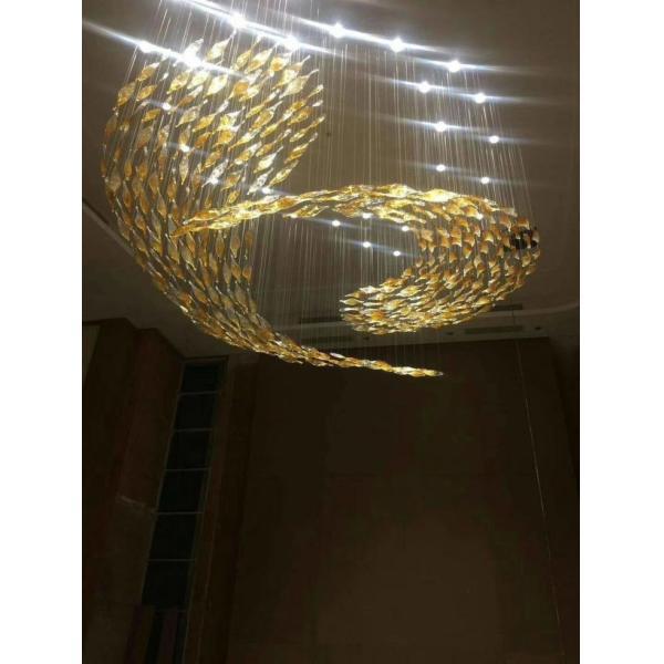 DALI Dimming Pendants Elegant Acrylic Design Ceiling Lighting For Modern Hotel