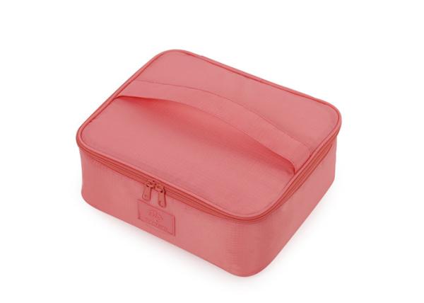 Easy Carry Travel Organizer Bag With PVC Transparent Waterproof Mesh Surface