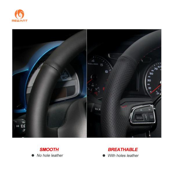 DIY Suede Steering Wheel Cover for Mazda 3 Axela Mazda 6 Atenza Mazda 2 CX-3 CX3 CX-5 CX5