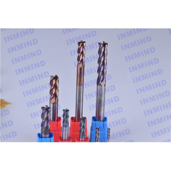 upto HRC65 6mm/8mm/10mm/12mm  Corner Radius end mill  ALCRONA Coating  KFC K55 carbie rods  Corner Rounding End mill