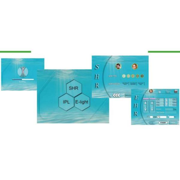 3000w IPL SHR E-light 3 system in 1 machine hair removal machine / IPL hair removal 16*50mm big spot size