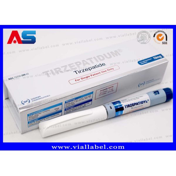 peptides Injection Vial  (2 x 2mL Vials)  Carton Packaging Box For Bodybuilding