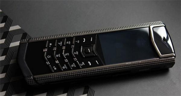 2014 luxury high quality Limted Edition VERTU SIGNATURE Stainless-Steel Real Leather metal
