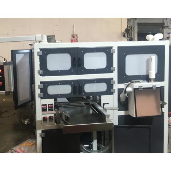 Cadena de producción del embalaje del paquete del tejido facial control del PLC de Mitsubishi