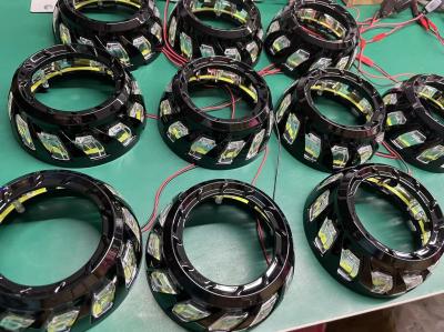O retrofit do projetor do diodo emissor de luz encobre C23 o carro DRL Angel Eye Shrouds