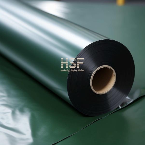80 Microns Filtro de polietileno de alta densidade verde escuro opaco para embalagens industriais