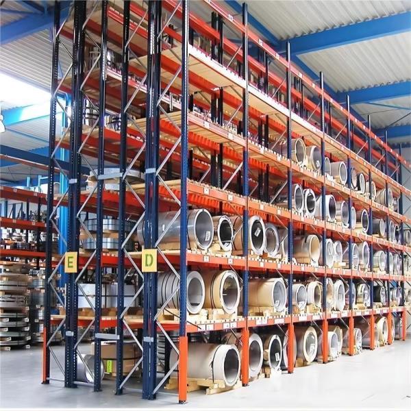 1200x1200x3600 Double Deep Pallet Racking System For Industrial Warehouse