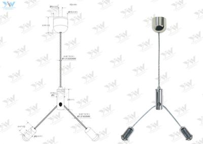 Design compacto prático de suspensão folheado a níquel do jogo claro da suspensão do jogo/luz