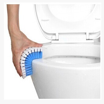 Пластиковое домоустройство нити чистит охрану окружающей среды щеткой туалета кухни гибкую