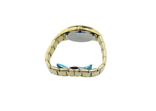 Miyota Movt Quartz Stainless Steel Watch 100 M  Waterproof Gold  Crew Crown