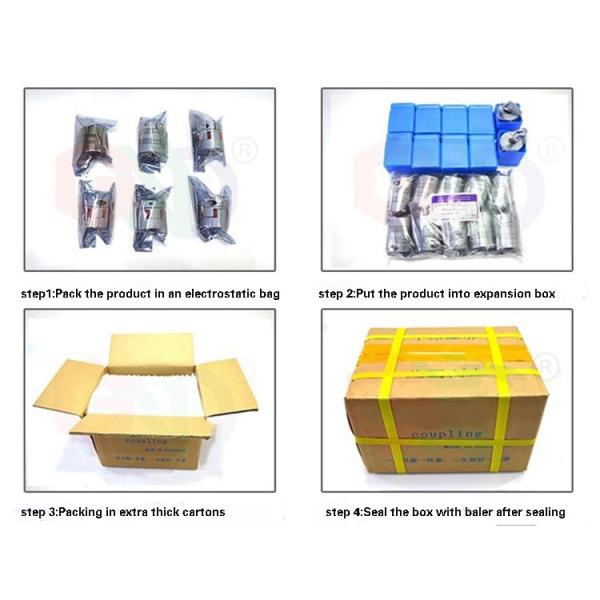 Зажмите соединение вала диска муфты алюминиевого сплава плотного мотора CNC соединяя круговое