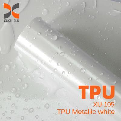 TPU Film PPF métallique blanc TPU coloré Film de protection de la peinture de revêtement gris