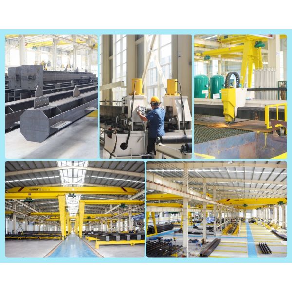 Rustproof Modern Prefab Steel Structure Workshop Metal Frame Structure Construction