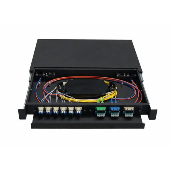 1U, 2U, 3U, 4U коробка оптического волокна 19 дюймов терминальная с холоднокатан