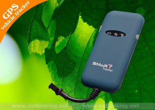 1900 MHz High Sensitivity GPS Chipset GPRS Vehicle Tracker With Built-in Double CPU