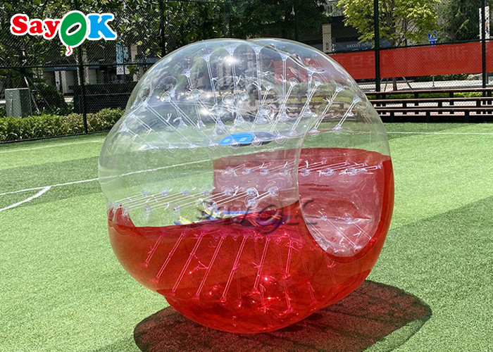 Шарики футбола пузыря Zorb раздувного тела PVC на открытом воздухе игры TPU центра событий прозрачные