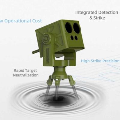 3 Kw Power 500m Laser Anti Drone Multi-Spectral Sensor And Fiber Laser Integrated Anti Drone System For Quick Neutralization And Response