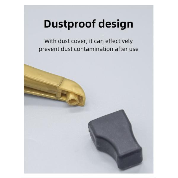 Food Grade Gold Syrup Dispenser Pump Dustproof Drip Proof Design