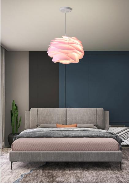 Danish Designer White Rose Chandelier For Bedroom Living Room Hudgins Designer Pendant Lamp(WH-MI-347)