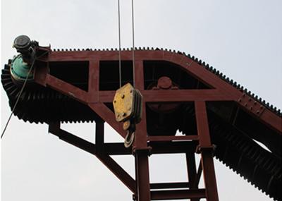 Heat Resistant Cement Side Wall Conveyor 90 Degree Slant Angle