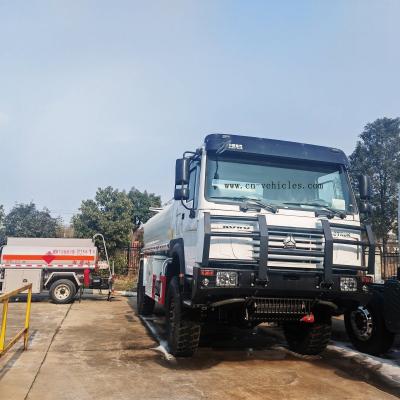HOWO 4*4 Full Driver Mobile Oil Jet Fuel Tanker Truck High Safety