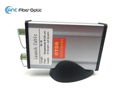 Mini manutenção programada 50M do eliminador da zona morta da caixa OTDR do cabo do lançamento da fibra ótica OTDR 100M 500M