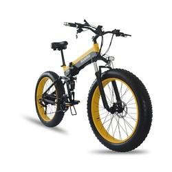 EU Quality 26x4.0 inch Fat Tire Folding E-Bike 1000W Motor 13AH Lithium Battery 21-Speed Electric Bike Drop Shipping Available