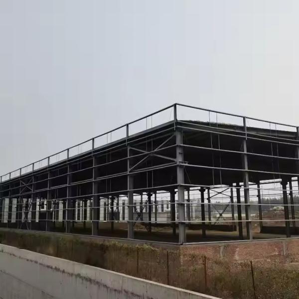 5m Bay Prefabricated Steel Structure Warehouse Building High Fire Resistance Guaranteed