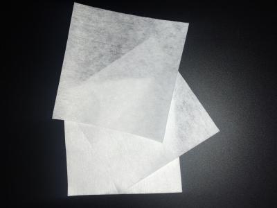 White Cleanroom Lint Free Cloth 55% Cellulose 45% Polyester Blend Knife Cut