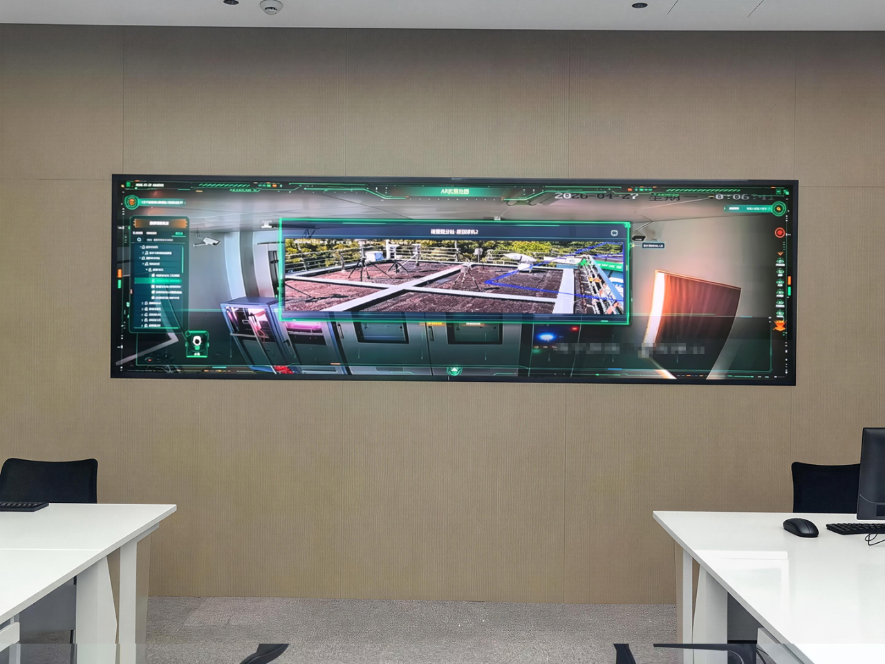 Ultra HD COB Display System For Meteorological 0.7mm Pixel Pitch AI Powered Low Heat