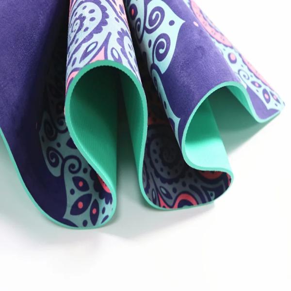 Suede Yoga Mat, Portable Gymnastics Mats, Microfiber mats, professional suede mat manufacturer
