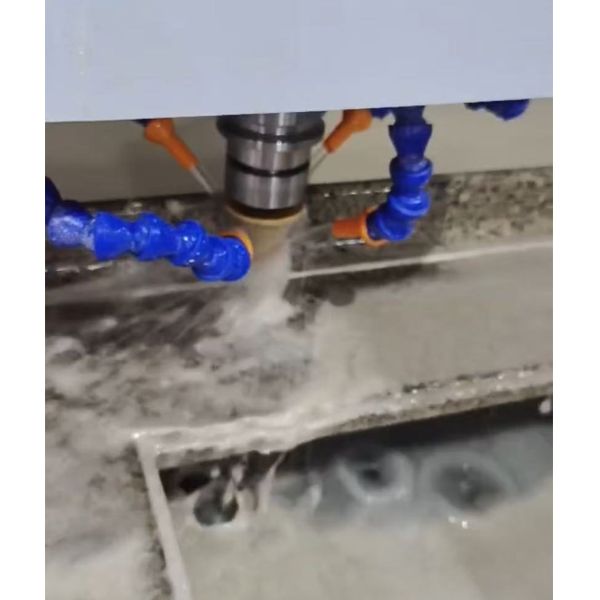Customizable 3000x1600mm Stone CNC Center ZEUS Brand PLC Servo Motor High Rigidity Low Noise 220v/380v 7.5kw+7.5kw