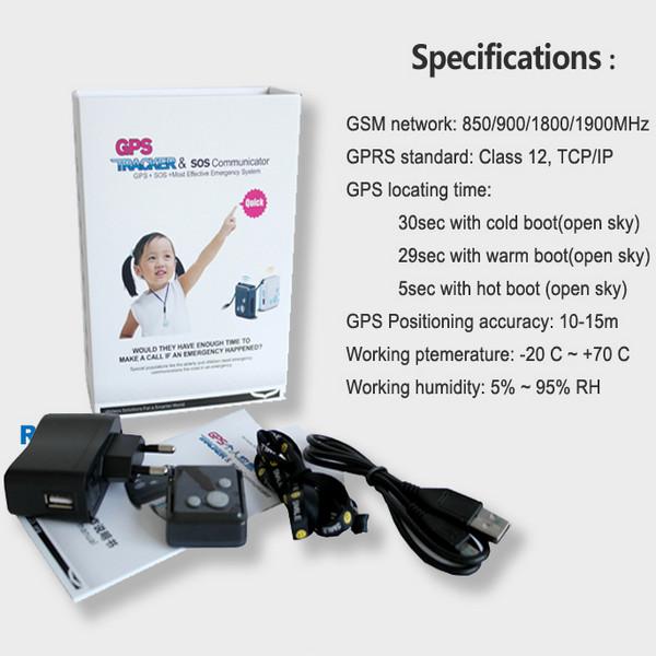 Mini GSM GPS Tracker Child Kids Elderly SOS Emergent Help Communicator Sender W/ Microphone Speaker for 2-Way Phone Talk