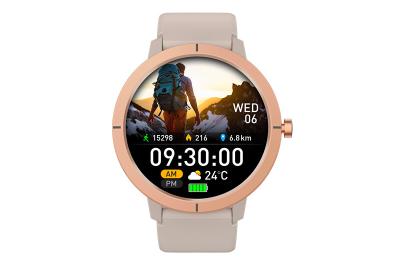 Woman Man Smart Watch 5ATM Waterproof GPS Built-in Dual-band GNSS Bluetooth Gold And Bluetooth Equipped