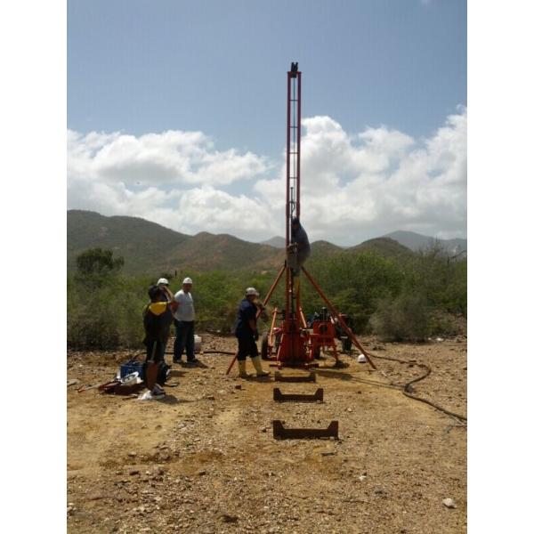 Equipo portátil de la plataforma de perforación del agua de la bomba de fango geotécnico para dirigir construcciones