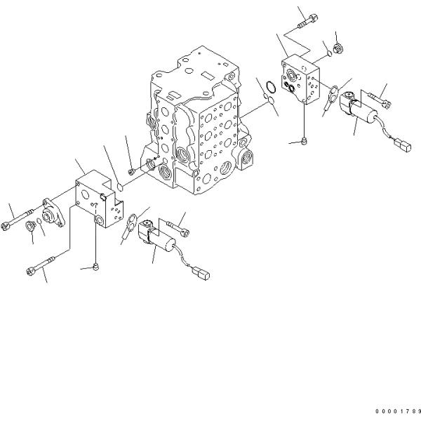 723-63-24100 7236324100 FOR KOMATSU D65EX-15 D65EX-15E0 D65PX-15 D65PX-15E0 D65WX-15 D65WX-15E0 BULLDOZERS PARTS HYDRAULIC Main Control Valve Assembly CONTROL VALVE AFTERMARKET ORIGINAL