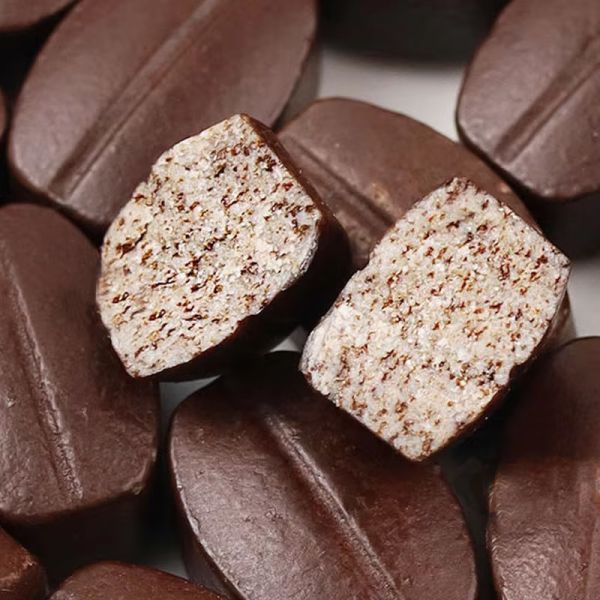 Bulk Mixed Coffee Flavor Pressed Tablet Candy Office Snacks Coffee Bean Candies