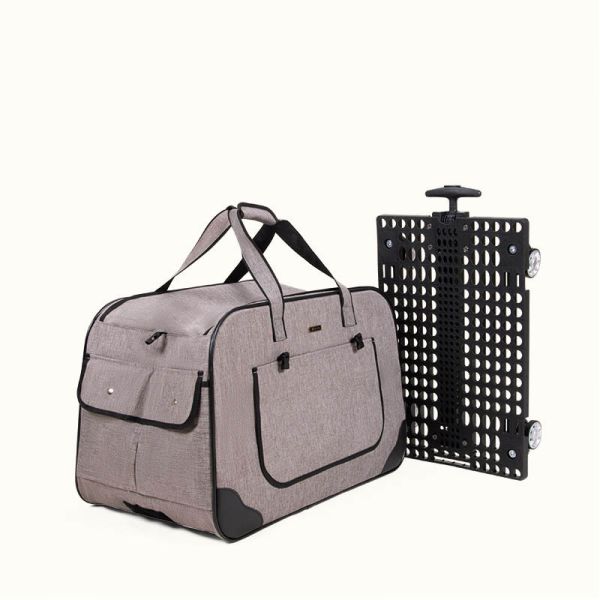 B2B Wholesale Foldable Pet Stroller–Lightweight Wheeled Travel Carrier with Breathable Mesh for Pets