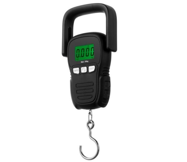 Balance numérique portable à écran LCD, mini balance suspendue en acier au carbone, balance numérique pour bagages et pêche