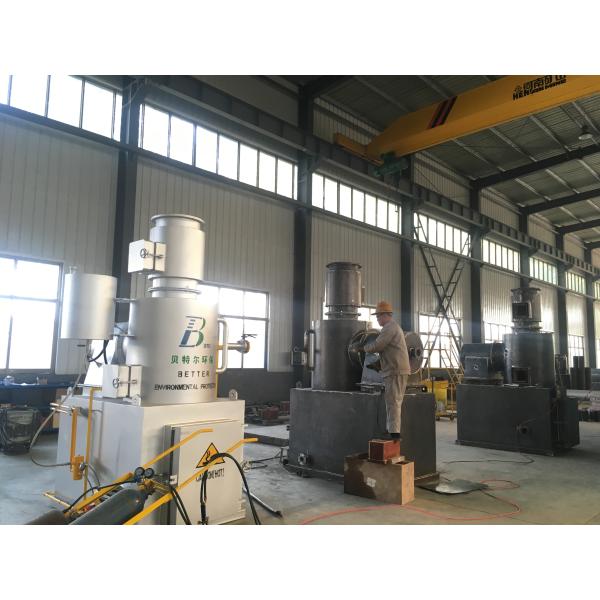 Incinerador hospitalario para la incineración de residuos sin humo 1000 kg Peso 220V/380V Tensión