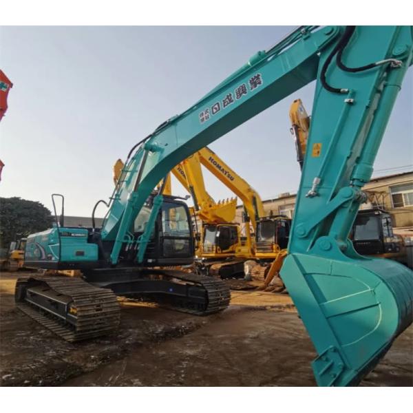 Четырехтактный экскаватор подержанный Kobelco SK210LC