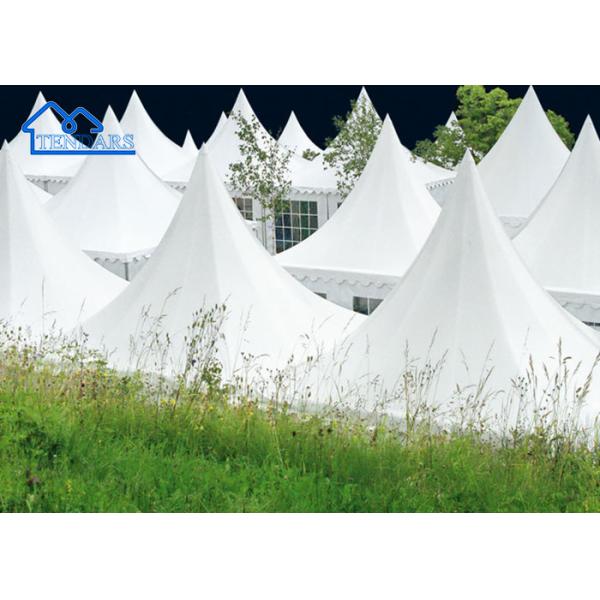 Outdoor Fireproof&Waterproof Transparent Roof Aluminum Clear Pagoda Tent For Small Wedding Event Etc