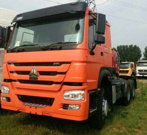 6x4 Prime Mover Truck  371hp And 336hp Left Hand Drive Tractor Head Trailer