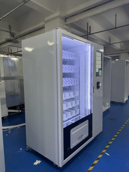 Telemetry Supported Metal Frame Frozen Vending Machine for Customer Requirements