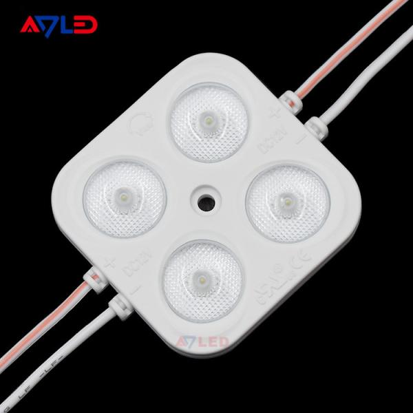 12v 4w Led Injection Module Outdoor Advertising Smd 2835 Square 4 Led Module High Quality