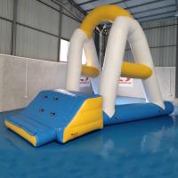 Material inflável de flutuação de encerado do PVC dos jogos 0.9mm do parque da água