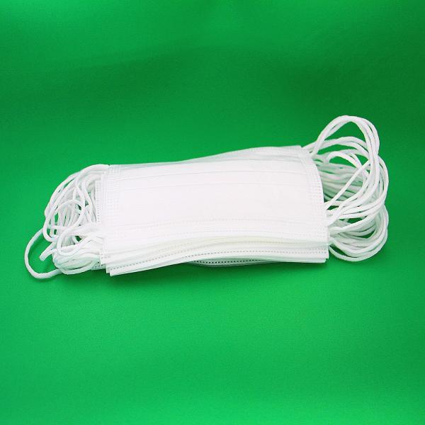 Wholesale Non-woven Virus Protective Hypoallergenic Ear-loop 3-ply Disposable Face Masks
