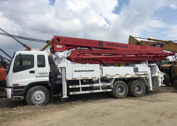 Caminhão SANY Putzmeister 37M da bomba de Contrete da segunda mão 42M ISUZU Truck Head